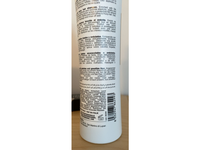 Fanola Curly Shine Curl & Wavy Hair Shampoo, 11.83 fl oz/350mL