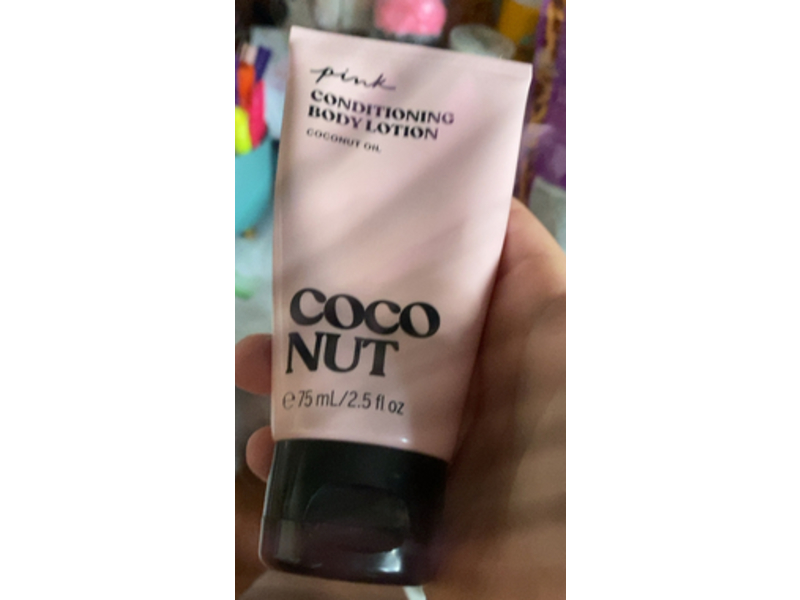 Victoria's Secret Pink Conditioning Body Lotion, Coconut Oil, 2.5 fl oz/75 mL