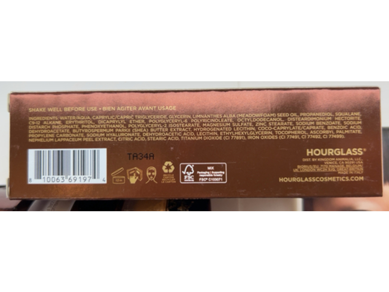 Hourglass Veil Hydrating Skin Tint, 10, 1.1 fl oz/35 mL