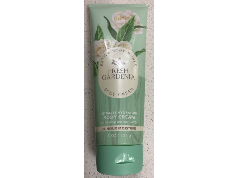 Bath & Body Works Body Cream, Fresh Gardenia, 8 oz/226 g