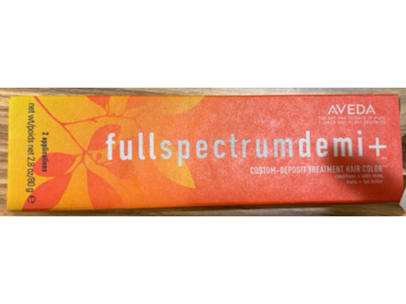 Aveda Full Spectrum Demi + Custom - Deposit Treatment Hair Color, 9N Natural Very Light Blonde, 2.8 oz/80 g, 2 Applications