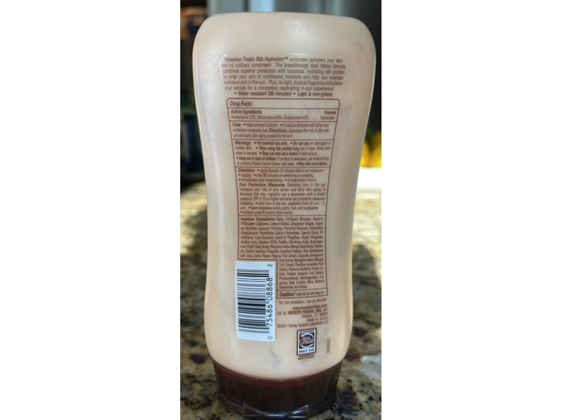 Hawaiian Tropic Silk Hydration Lotion Sunscreen, SPF 50, 6 fl oz/177 mL