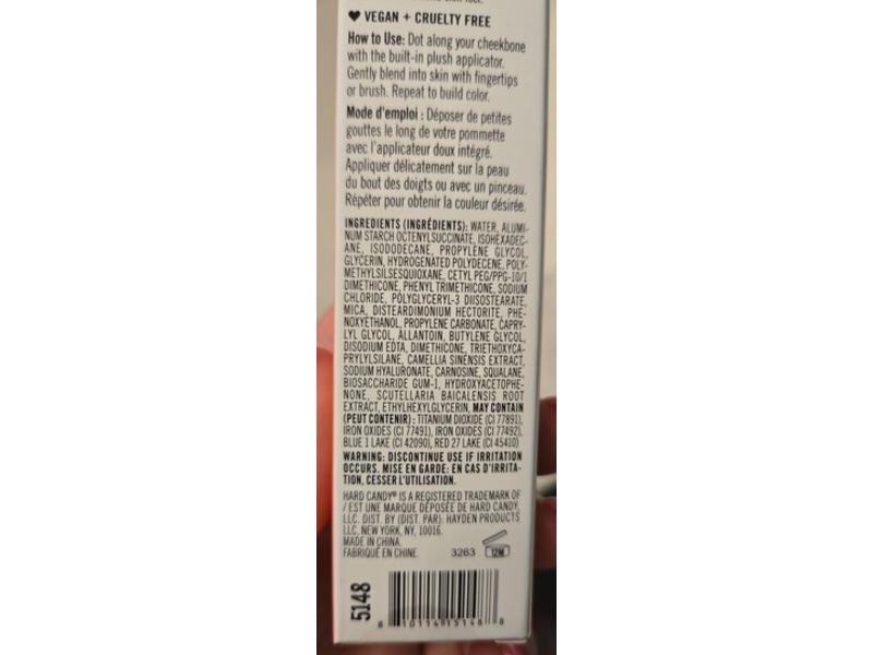 Hard Candy Face Off Blurring Blush, Double Take, 0.33 fl oz/10mL