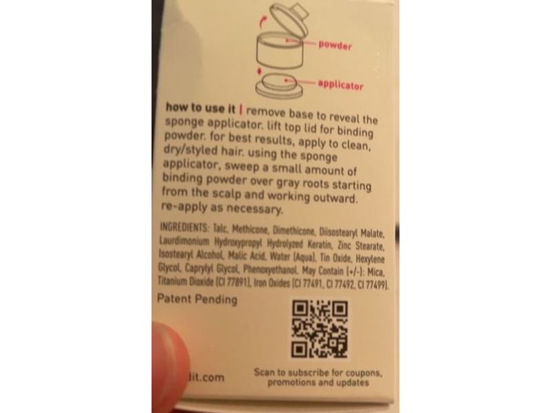 Style Edit Root Touch-Up Binding Powder, Light Brown, 0.13 oz/3.70 g