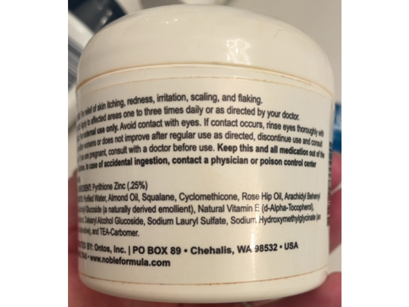 Noble Formula Maximum Medicated Strength Cream, 4 oz/120 mL