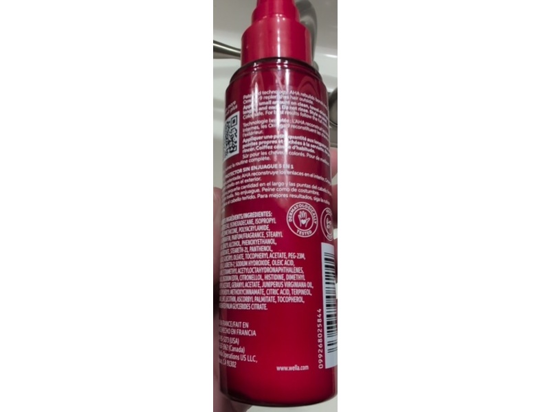 Wella Ultimate Repair Step 4 5-In-1 Protective Leave-In, Aha & Omega-9, 3.2 fl oz/95 mL