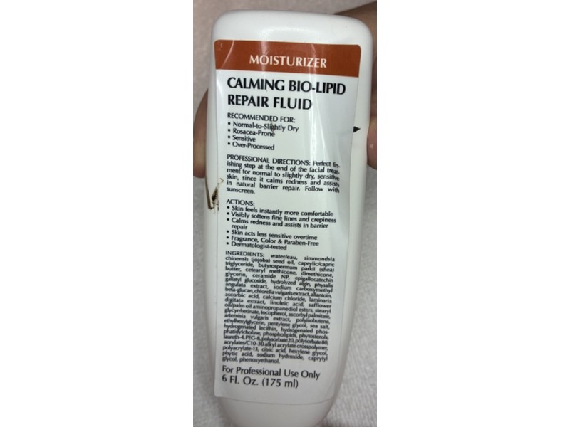 Calming Bio-Lipid Repair Fluid Moisturizer, 6 fl oz/175 mL