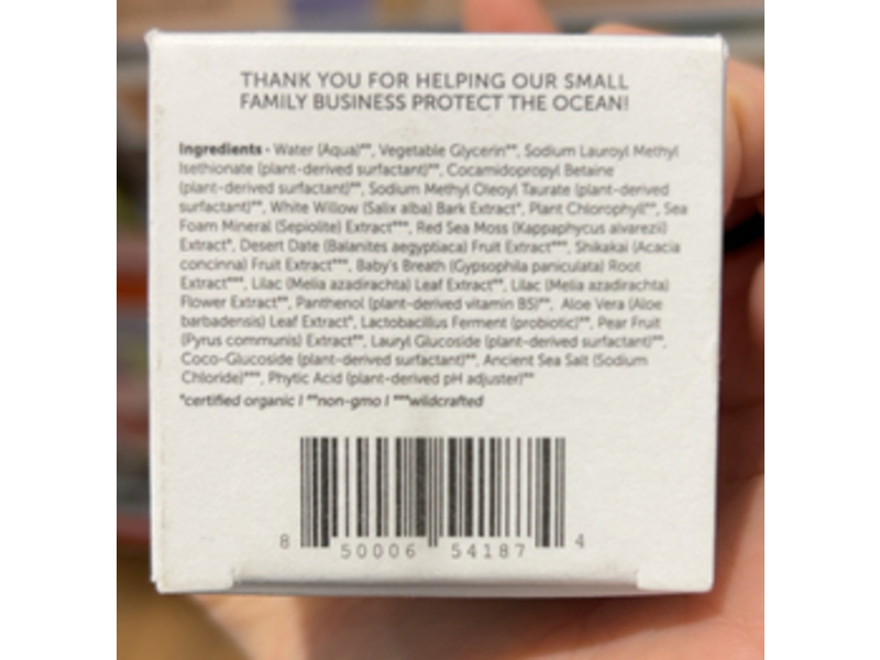 Earth Harbor Oasis Deep Pore Gel Cleanser, Chlorophyll + Botanical Bha, 2 fl oz/60 mL