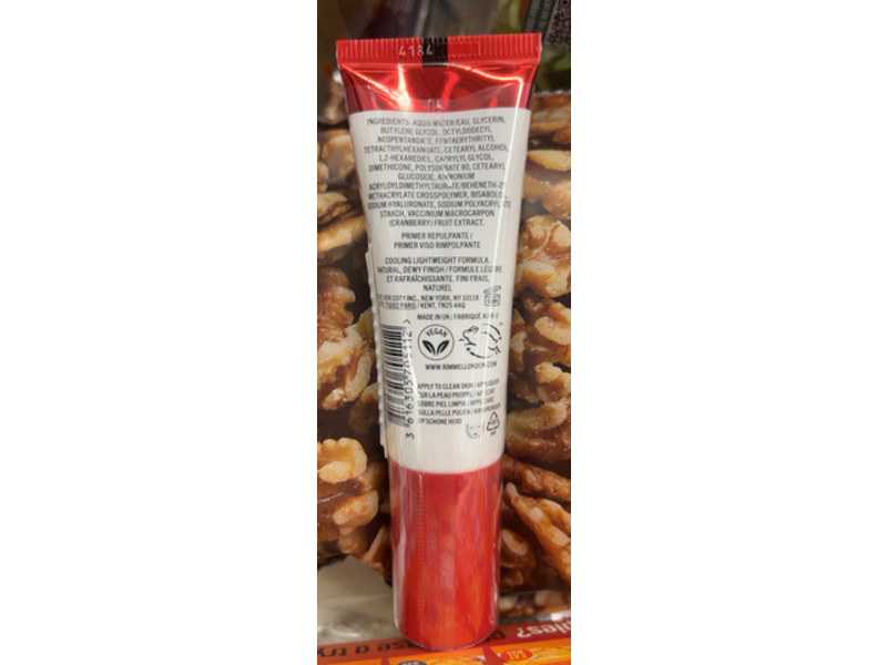 Rimmel London Lasting Finish Face Plumping Primer, 0.81 fl oz/24 mL