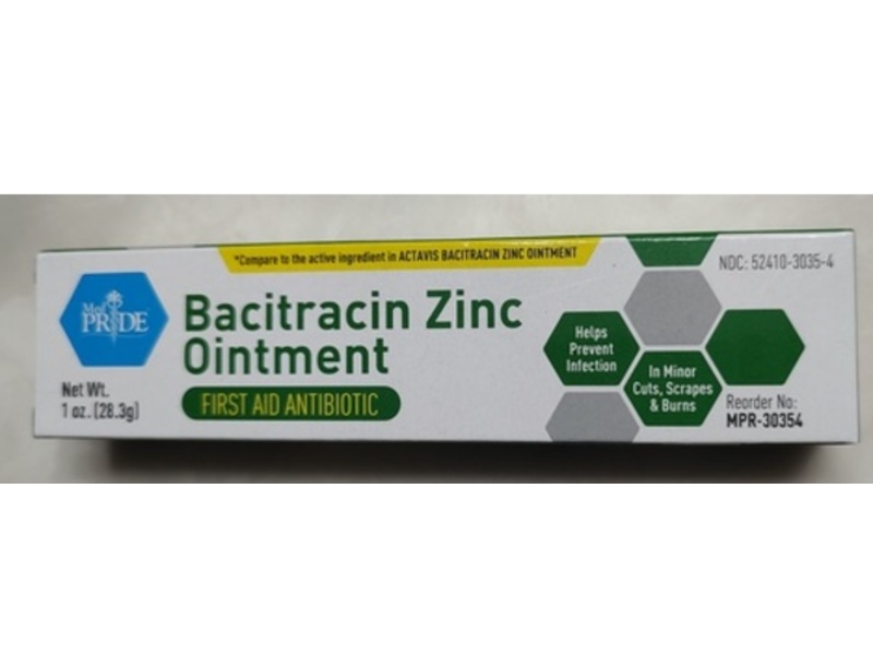 Med Pride Bacitracin Zinc Ointment, 1 oz/28.3 g
