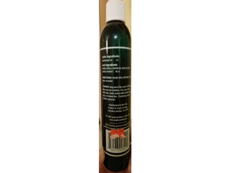 Bug Soother Repellent Spray, 8 oz/127 g