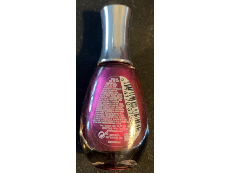 Sally Hansen Diamond Strength No Chip Nail Color, Save The Date, 0.45 fl oz/13.3 mL