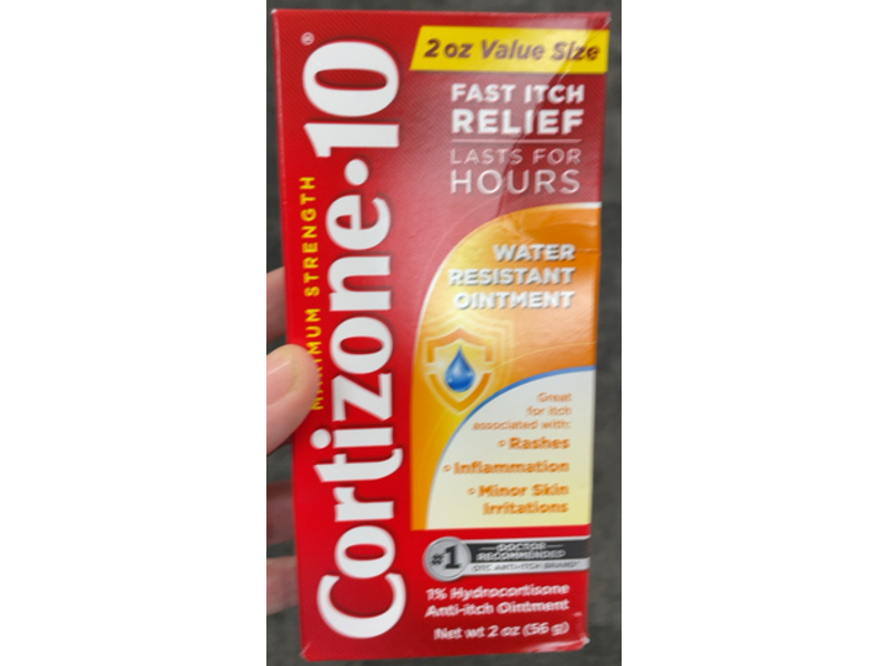 Cortizone-10 Fast Itch Relief Water Resistant Ointment, 2 oz/56 g
