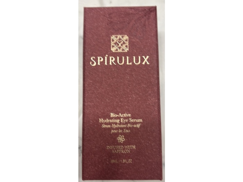 Spirulux Bio-Active Hydrating Eye Serum, Saffron, 1.3 fl oz/38 mL
