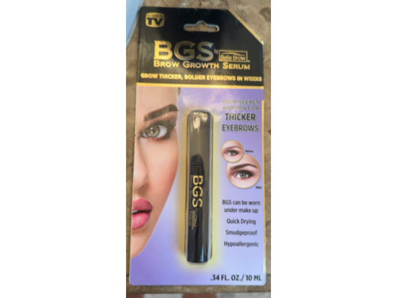 As Seen On Tv Bella Brow Growth Serum, 0.34 fl oz/10 mL