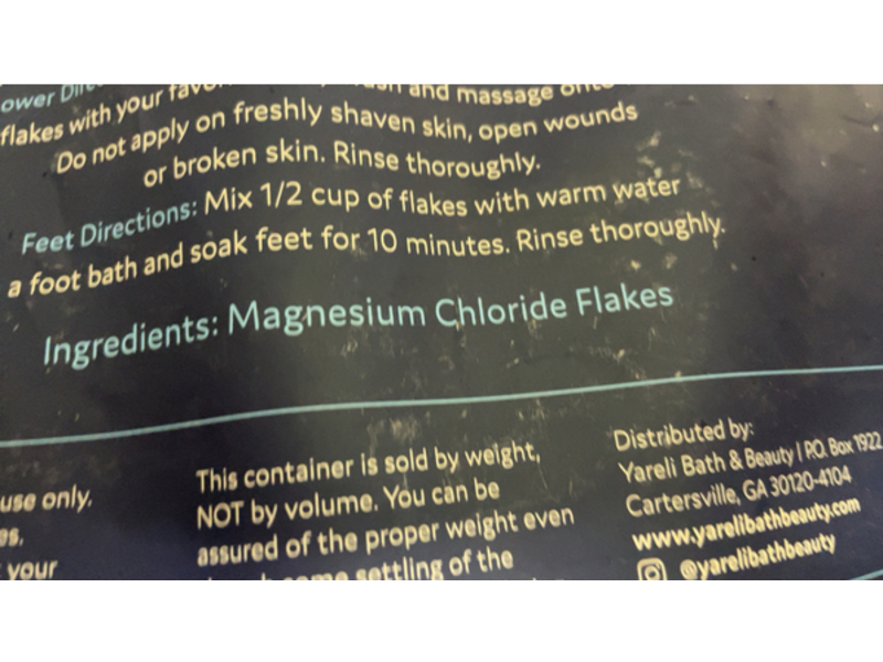 Yareli Bath & Beauty Dead Sae Soak, 6.8 kg