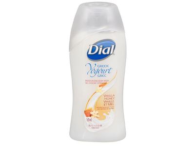 Dial Greek Yogurt Moisturizing Body Wash, Vanilla Honey, 59 mL