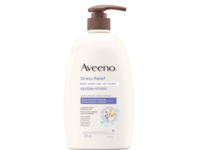 Aveeno Stress Relief Body Wash, Lavender Scent, 975 mL - Image 2