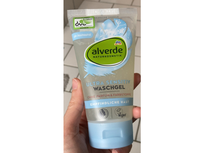 Alverde Naturkosmetik dm Ultra Sensitive Wash Gel, 150 mL