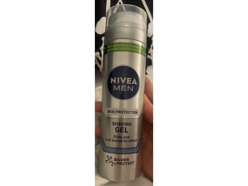 Nivea Men Shaving Gel, Silver Protection, 200 mL