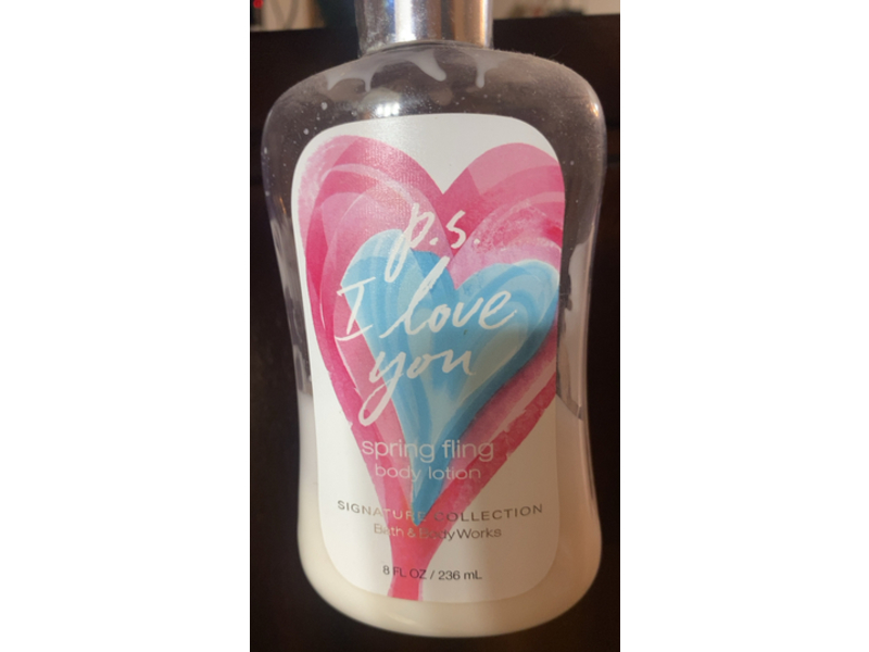 Bath & Body Works Spring Fling Body Lotion, P.S. I Love You, 8 fl oz/236 mL