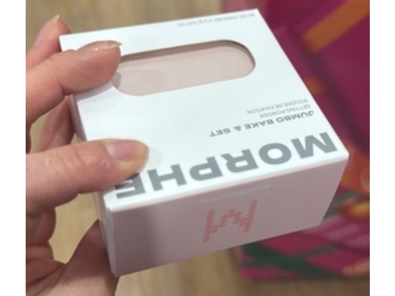 Morphe Jumbo Bake & Set Setting Powder, Brightening Pink, 0.61 oz/17.5 g