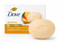 Dove Glowing Moisturizing Cream Beauty Bar, Mango & Almond Butters, 3.75 oz/106 g, Pack Of 8 - thumbnail 1