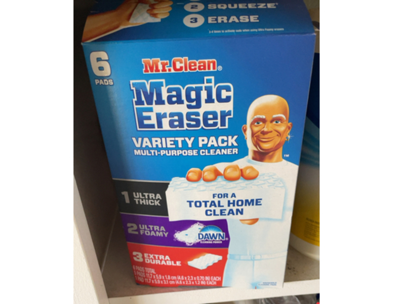 Mr. Clean Magic Eraser Sponge, Multi-Purpose Cleaner, 6 Count
