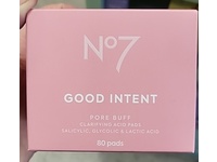 No7 Good Intent Clarifying Acid Pads, 80 Count - Image 3