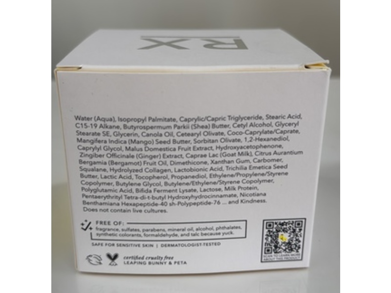Beekman 1802 Milk RX Body Crepe Smoothing Cream, 6 oz/177 mL