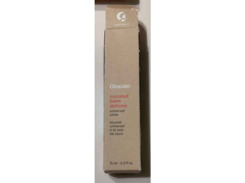 Glossier Balm Dotcom, Coconut, 0.5 fl oz/15 mL