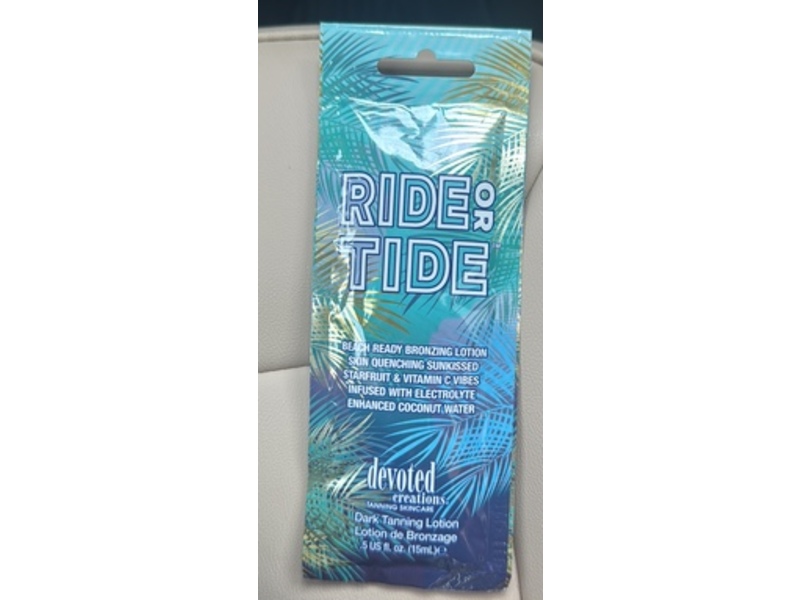 Devoted Creations Beach Ready Bronzing Lotion, Ride Or Tide, 0.5 fl oz/15 mL