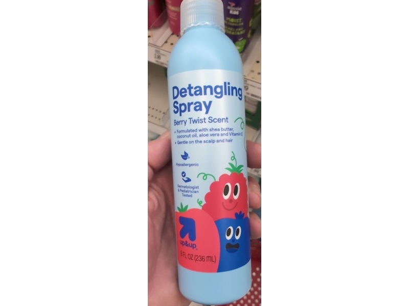 Up & Up Detangling Spray, Berry Twist Scent, 8 fl oz/236 mL