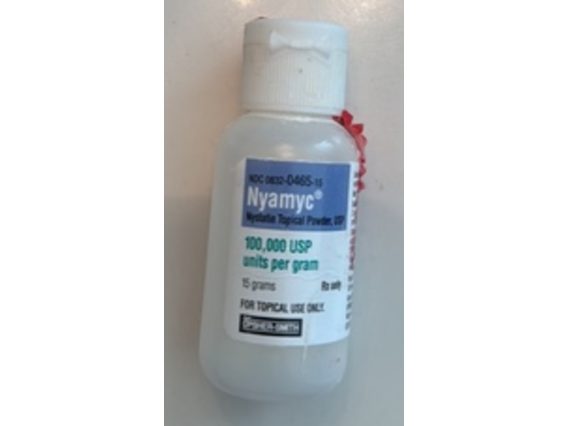 Nyamyc Nystatin Topical Powder 100,000 units per g, 15 g, Upsher-Smith Laboratories (Rx)