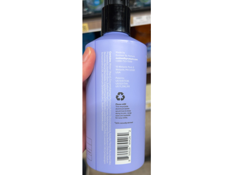 Evolved By Nature Hand Soap, Lavender Lemongrass, 12 fl oz/355 mL, Pack Of 3