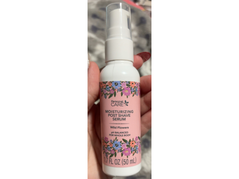 Personal Care Moisturizing Post Shave Serum, Wild Flower, 1.7 fl oz/50 mL