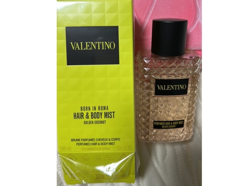 Valentino Born in Roma Hair & Body Mist, Golden Coconut, 3.4 fl oz/100 mL