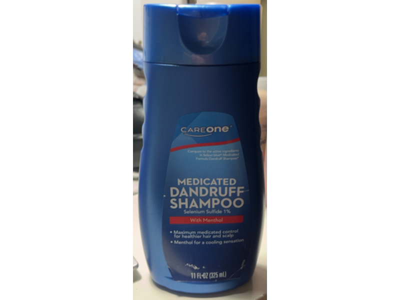 Careone Medicated Dandruff Shampoo, Menthol, 11 fl oz/325 mL