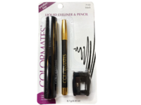 Colormates Liquid Eyeliner & Pencil, Black, 0.30 oz/8.7 g - thumbnail 1