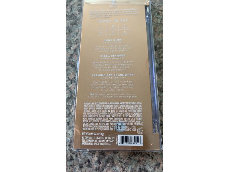 e.l.f. Cosmetics Glow Gleam Beam Eyeliner Palette, 0.55 oz