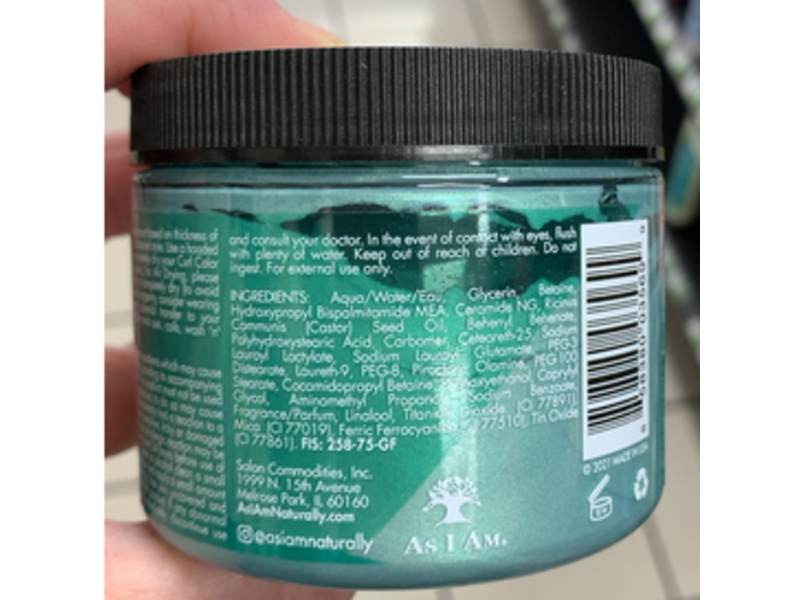 As I Am Curl Temporary Color, Minty Mermaid, 6 oz/182 g