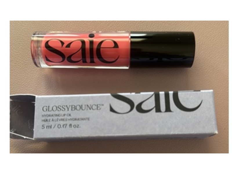 Saie Glossybounce Hydrating Lip Gloss, Burst, 0.17 fl oz/5 mL