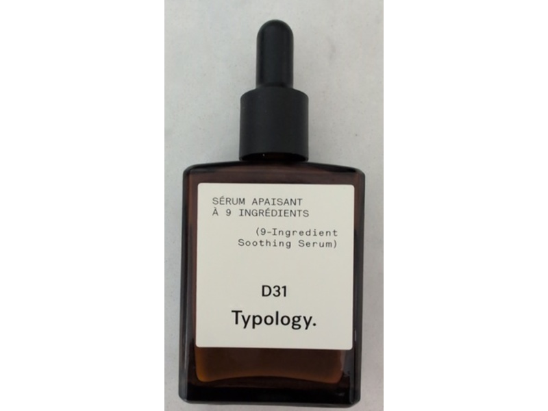 Typology D31 9 Ingredient Soothing Serum, 1 fl oz/30 mL