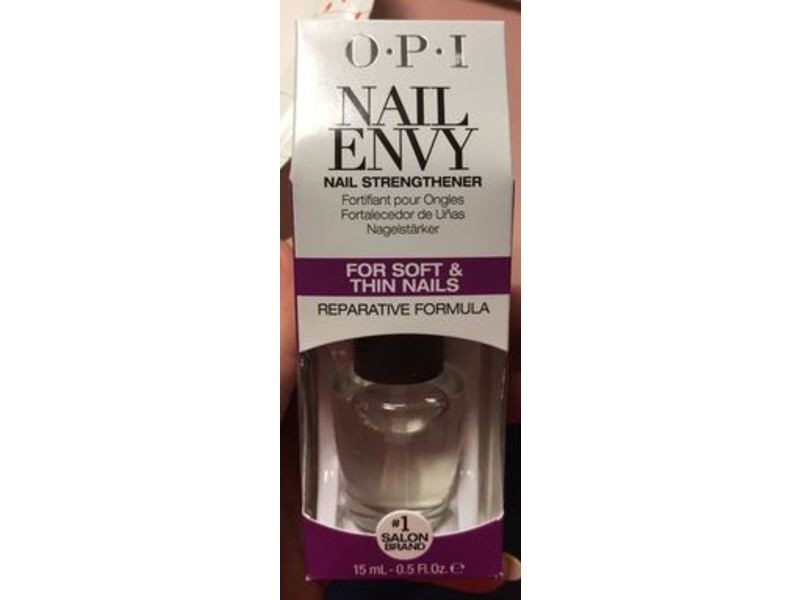 OPI Nail Envy Nail Strengthener, Soft and Thin , 0.5 fl oz/mL