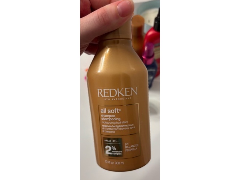 Redken All Soft Moisturizing Shampoo, 10.1 fl oz/300 mL
