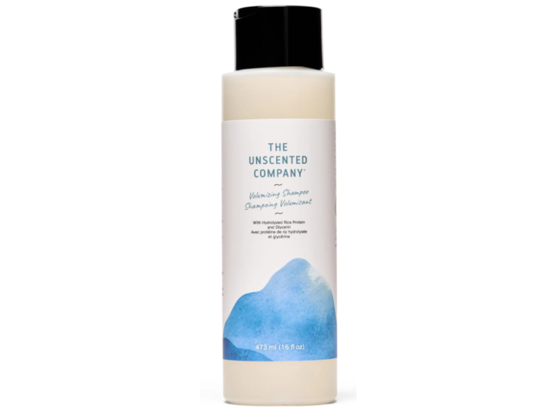 The Unscented Company Volumizing Shampoo, Hydrolyzed Rice Shampoo, Glycerin, 16 fl oz/473 mL
