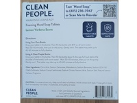 Clean People. Foaming Hand Soap Tablets, Lemon Verbena, 5.5 oz/156 g, 12 Count - thumbnail 3