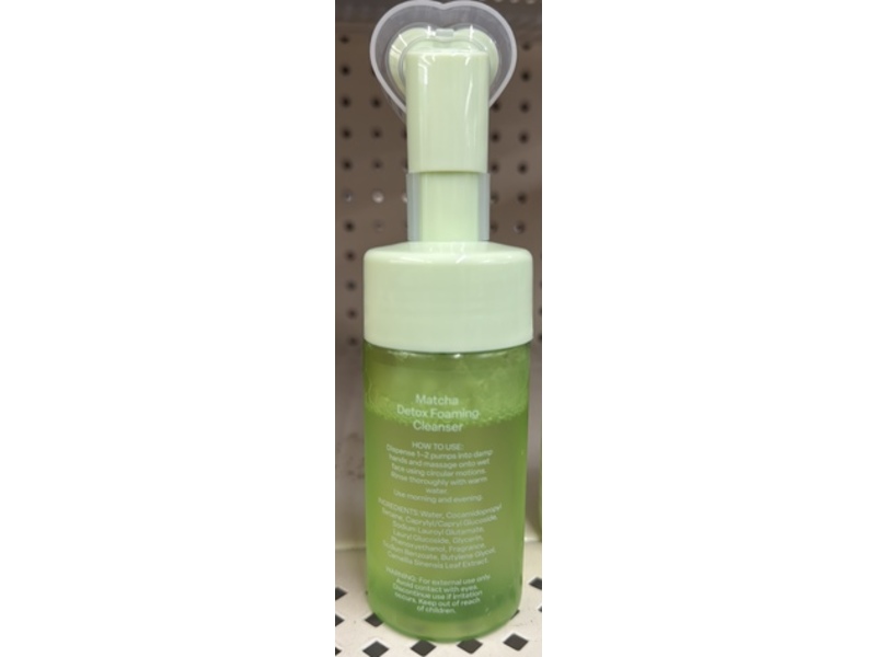 Le Mercerie Matcha Detox Foaming Cleanser, 3.3 fl oz/100 mL