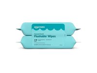 Amazon Basics Flushable Wipes, Coconut, 48 Count, Pack Of 2 - thumbnail 1