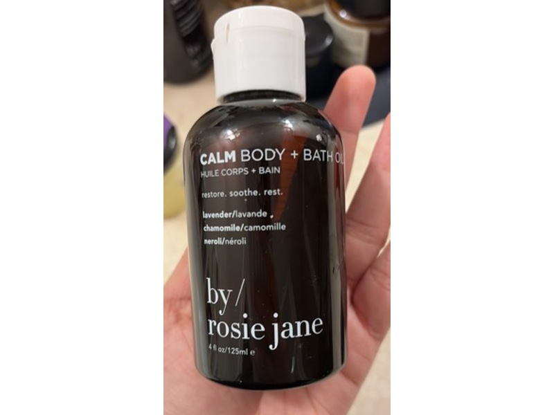 By Rosie Jane Calm Body + Bath Oil, 4 fl oz/125 mL